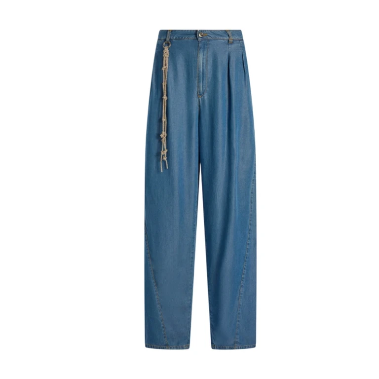 Women's trousers Circus Hotel - pants - blue