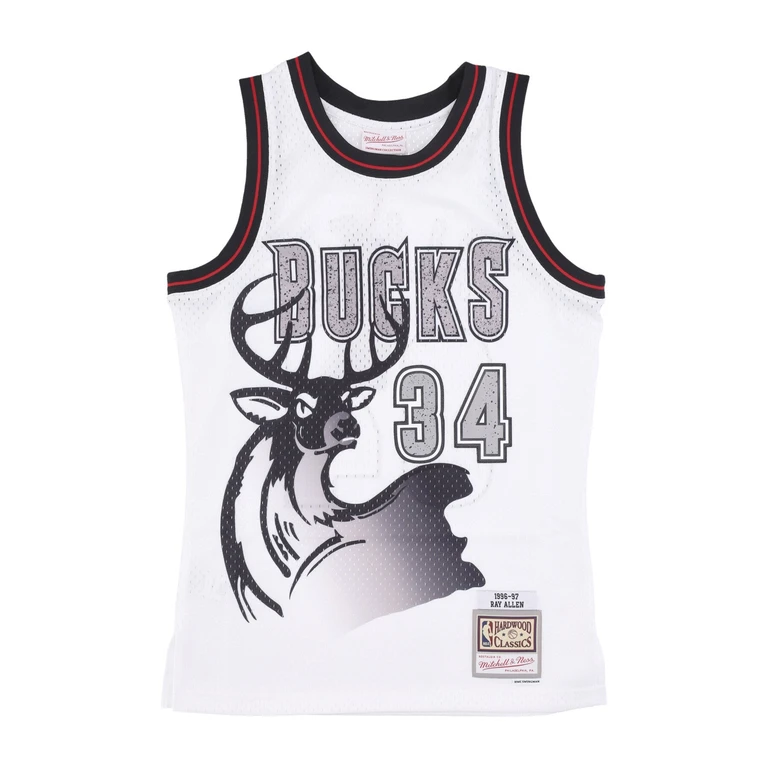 Men's Basketball Tank Top Nba Cracked Cement Swingman Jersey No 34 Ray Allen Milbuc