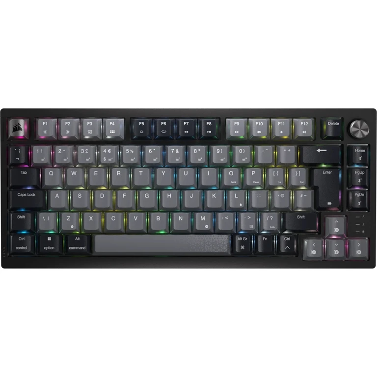 K65 PLUS WIRELESS keyboard Gaming RF Wireless UK English Black, Grey