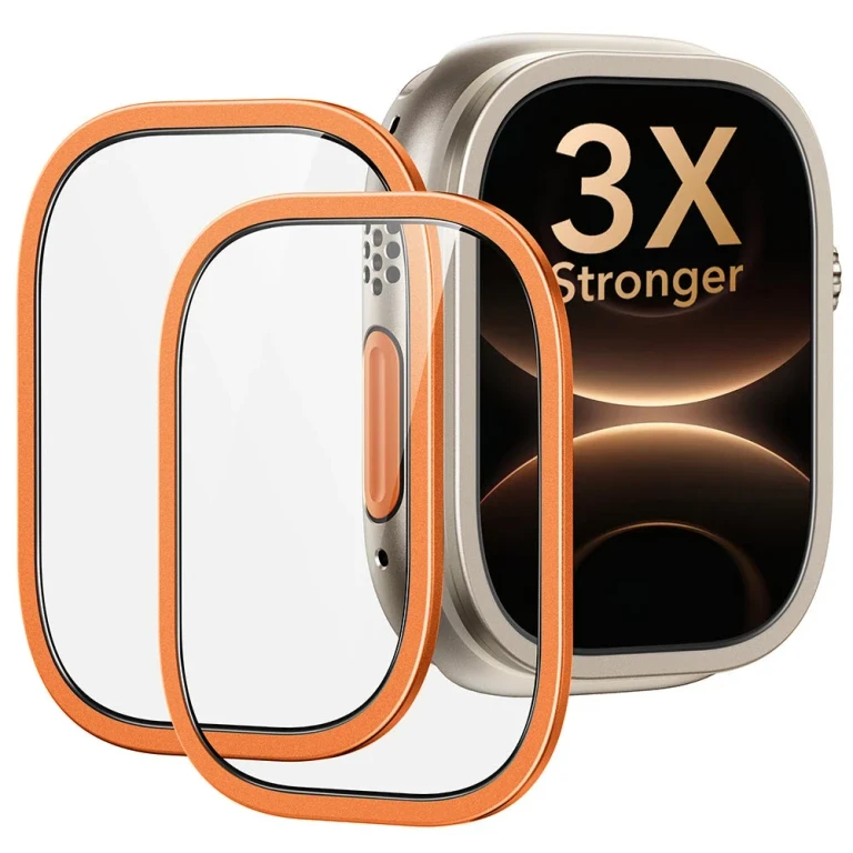 Apple Watch Ultra 3 Armorite® Pro Screen Protector (Bezel) - Orange - Orange