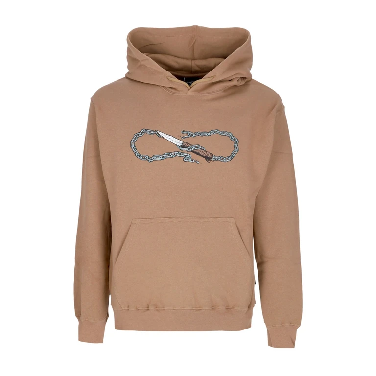 Men's Hoodie Logo Chain Hoodie Camel