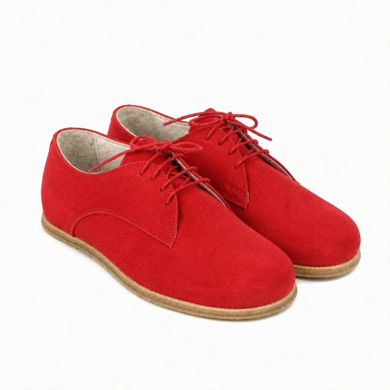 Women's Barefoot SUEDE Leather Oxford Shoes, Classic Comfort & Style: Handmade, Moccasins