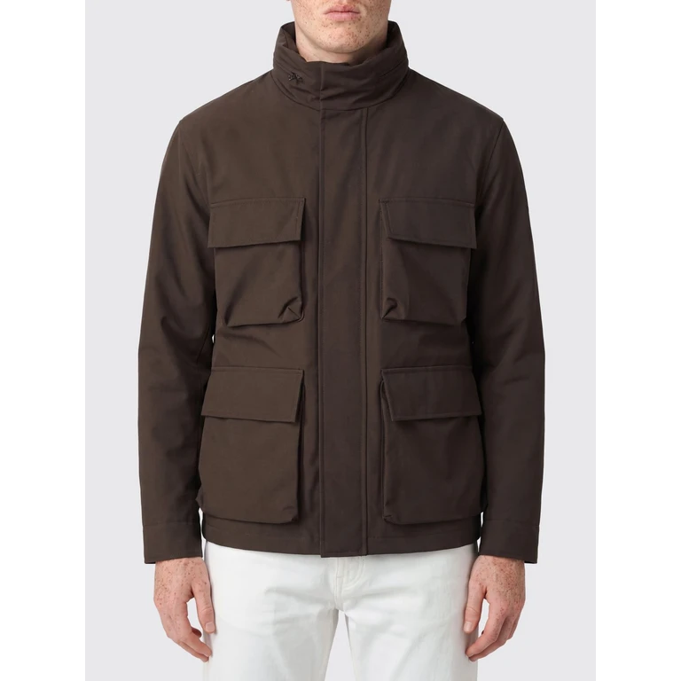 Polyester Utility Parka with High Neck and Patch Pockets (TREVORBRONTE239)