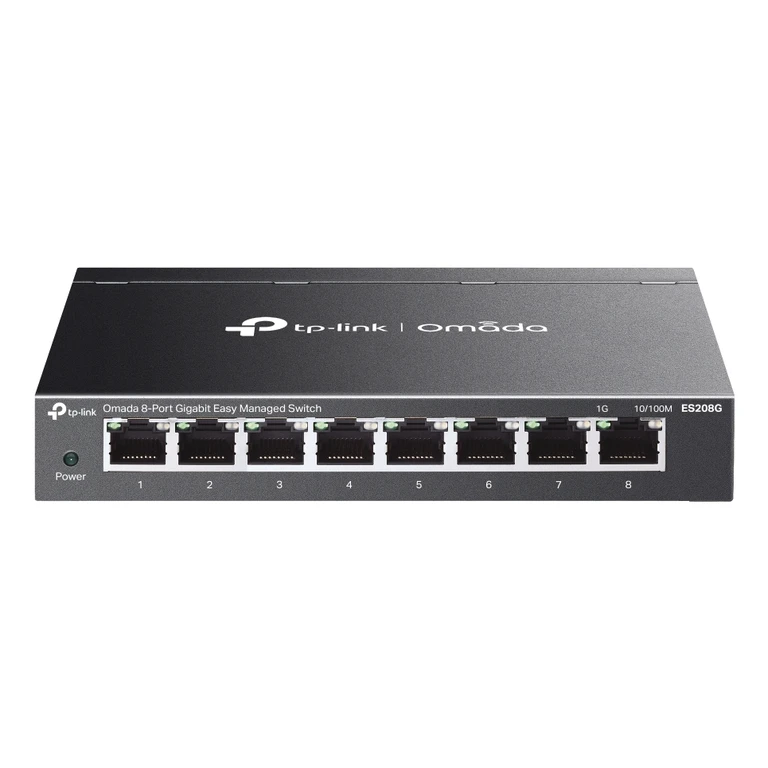 TP-Link Omada ES208G network switch Managed L2 Gigabit Ethernet (10/100/1000) Black