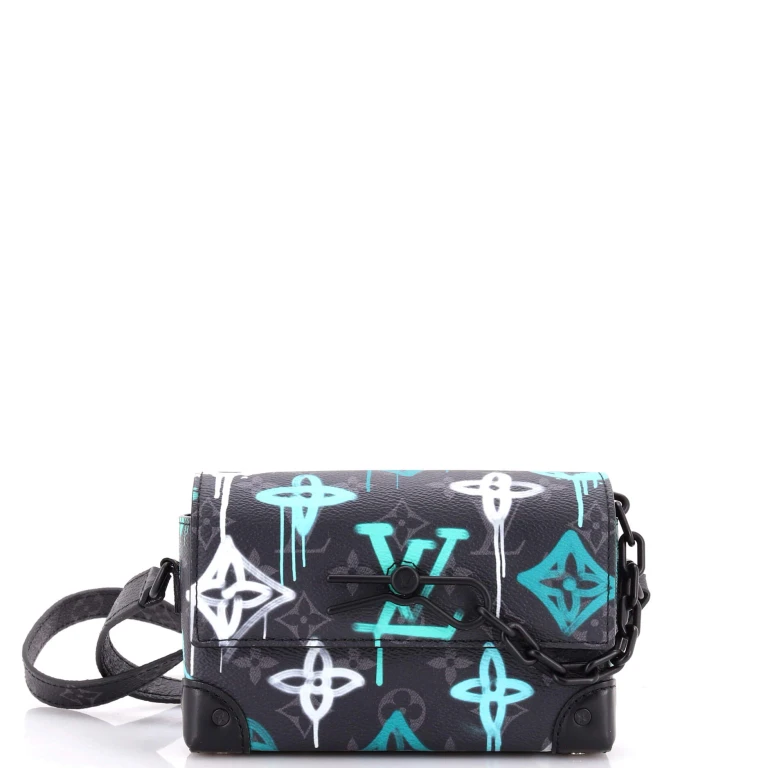 Steamer Wearable Wallet Graffiti Monogram Eclipse Canvas