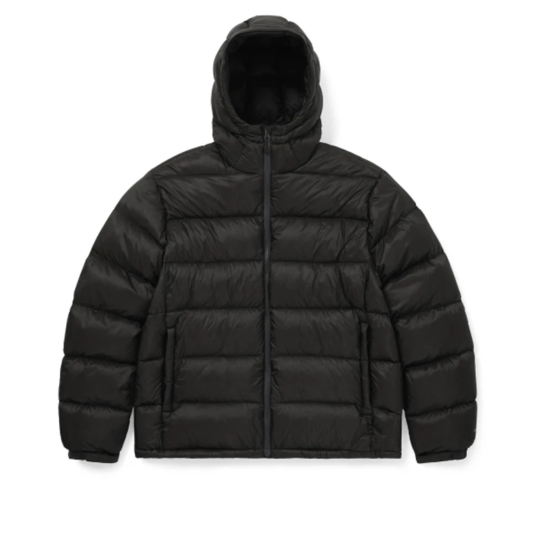 Skogar Hooded MID Down Jacket Off Black