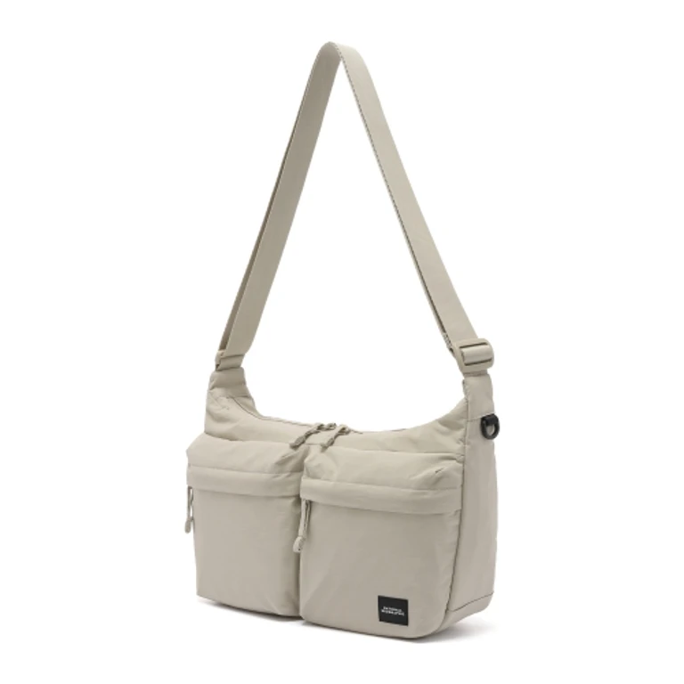 N265ACR620 Light Double Crossbody Bag Beige