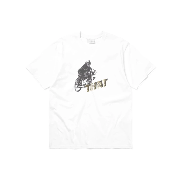 Motorcycle Tee White