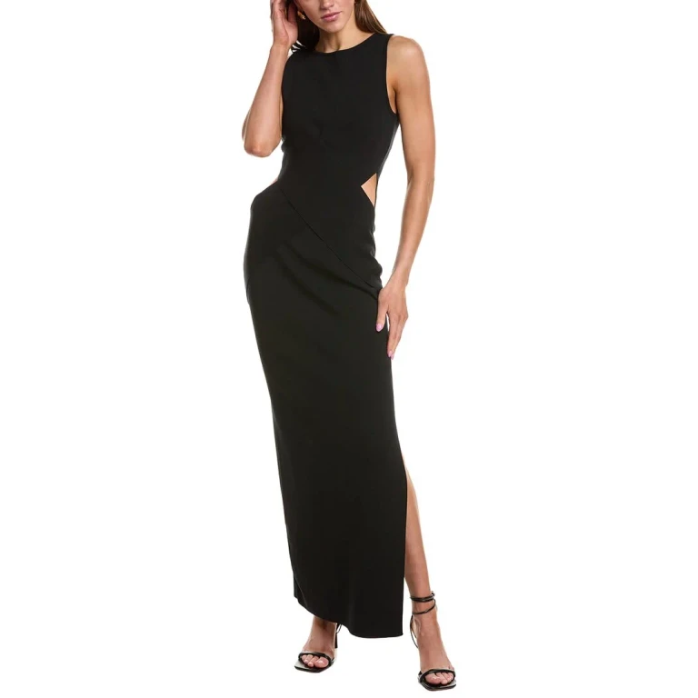 Hip Cutout Maxi Dress