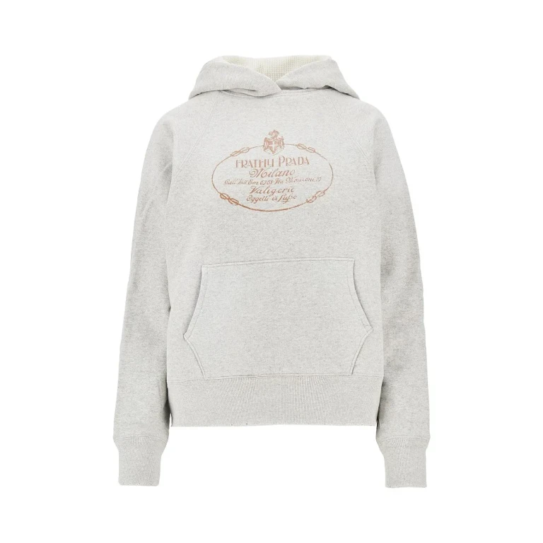 Distressed cotton hoodie with Woman XS