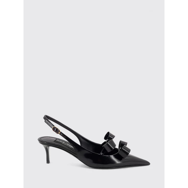 Sandalia slingback de piel de becerro Dolce & Gabbana