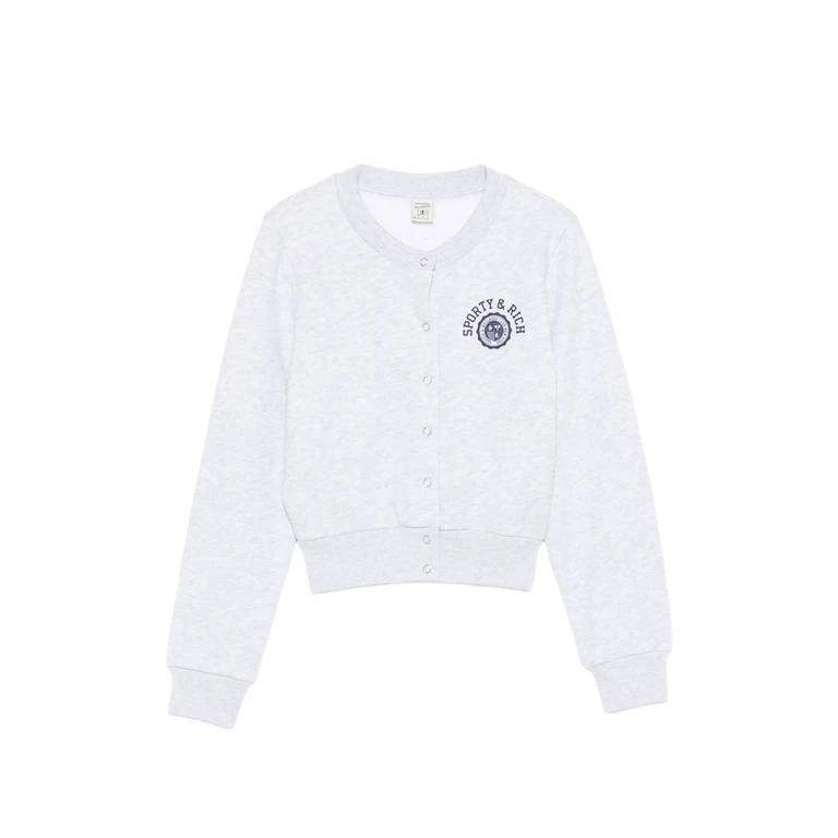 Logo-print Cropped Sweatshirt