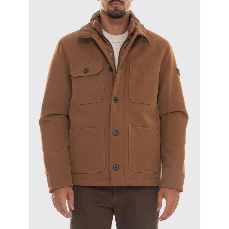 Bergher Cotton Drill Windbreaker Jacket with PrimaLoft Padding (PEU597701192052987)