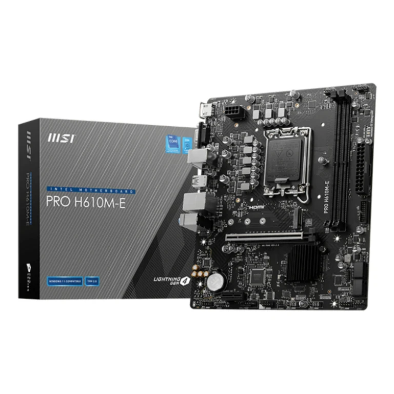 PRO H610M-E motherboard Intel H610 LGA 1700 micro ATX