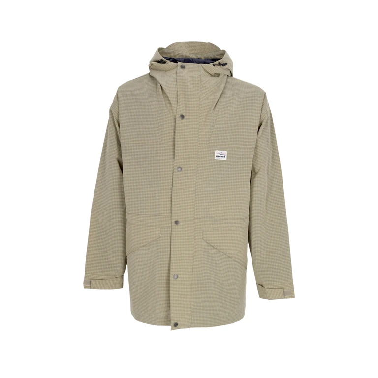 Trekka Jacket Vintage Khaki Men's Long Jacket