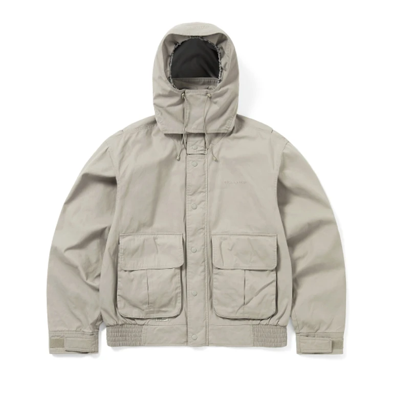 Waxed Field Jacket Stone