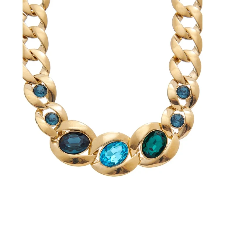 Oval Crystal Necklace