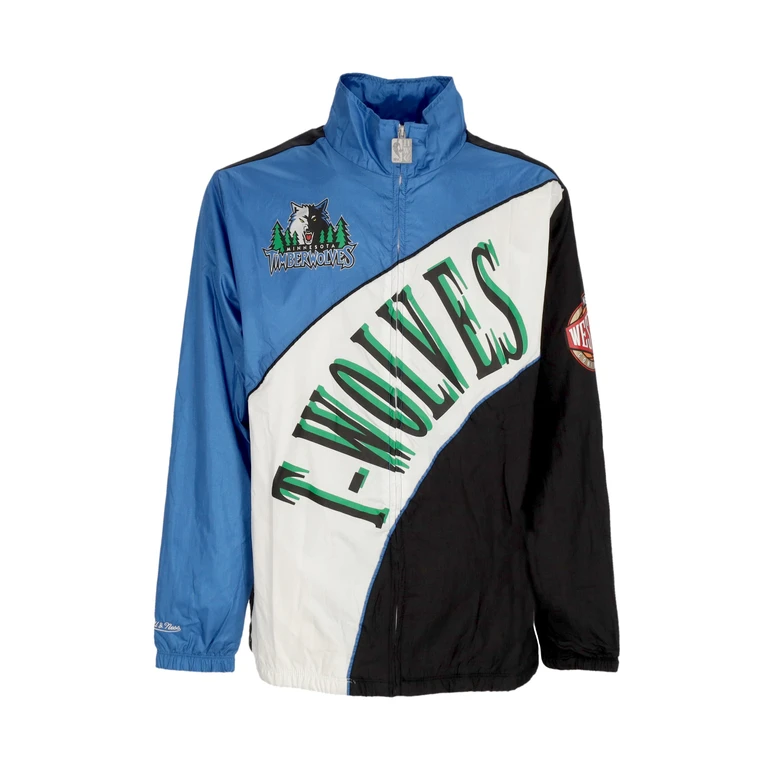 Men's Nba Arched Retro Lined Windbreaker Mintim Multi/white Windbreaker Jacket