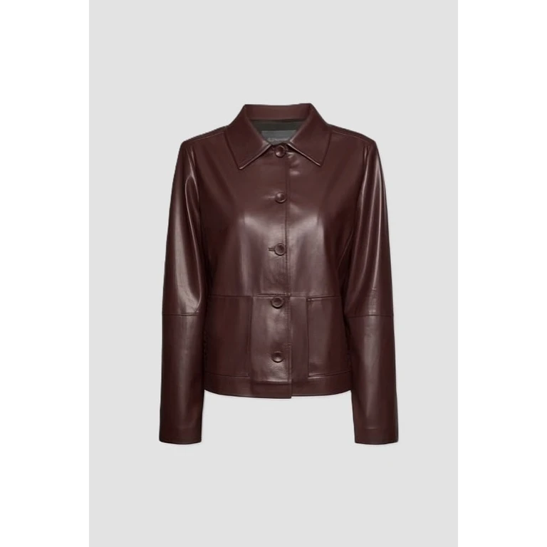 jacket with classic collar woman monster