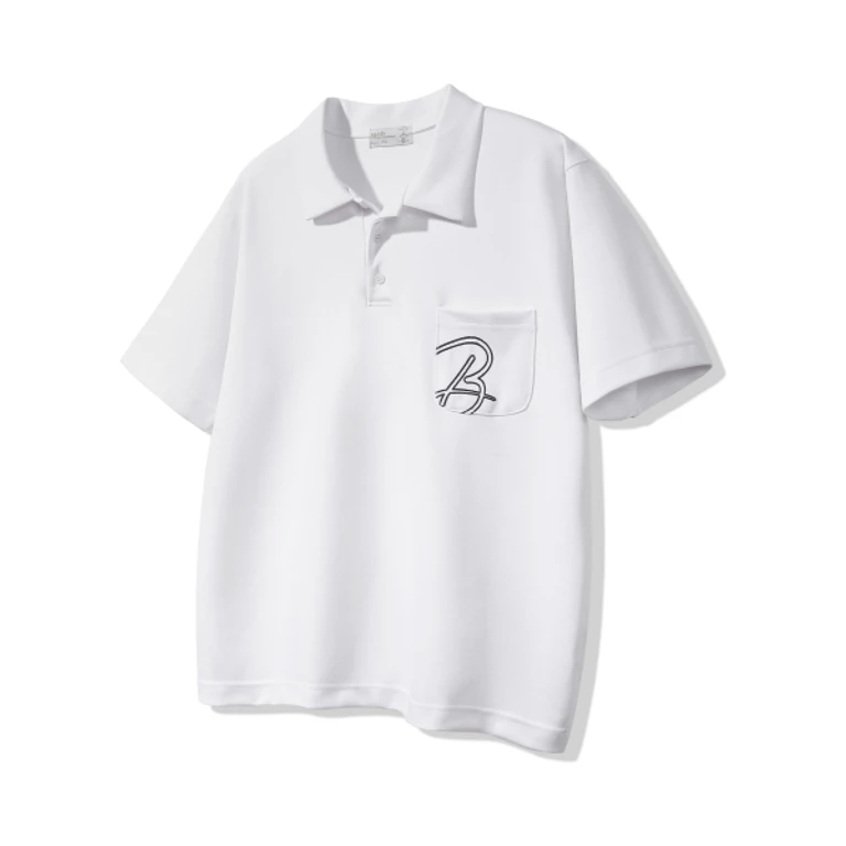 Men's Pocket B-Logo Collar Short-Sleeve T-Shirt BK4205 (3COLOR)