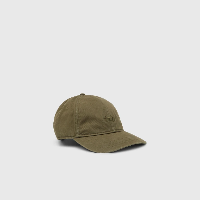 Baseball cap in washed cotton twill - Caps - Man - Green