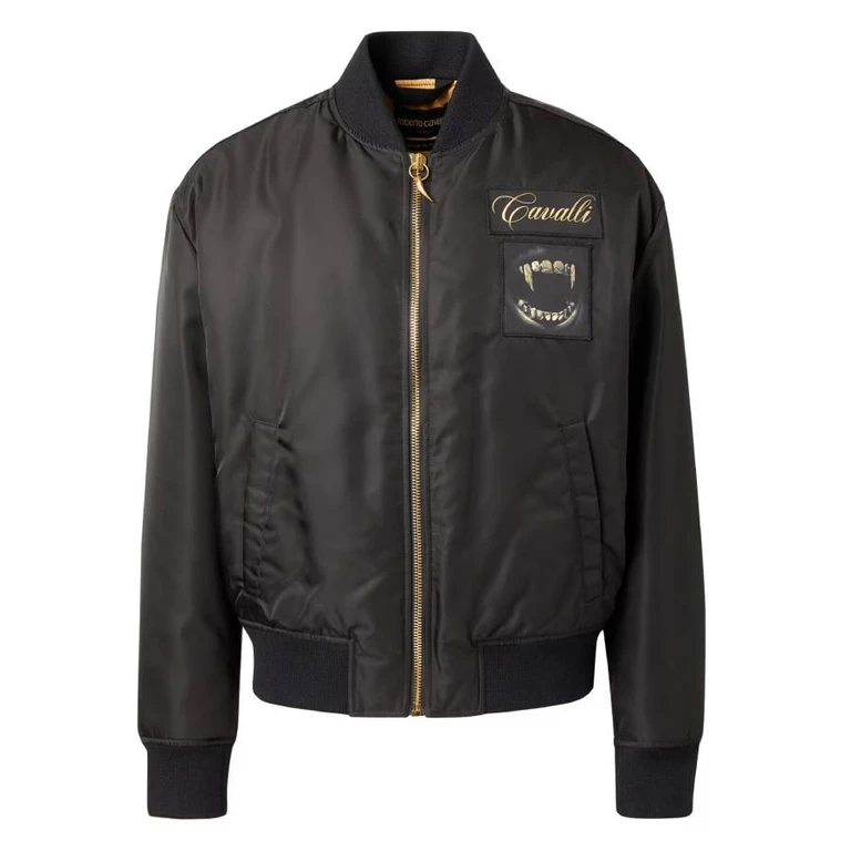 Patch Detail Bomber Jacket