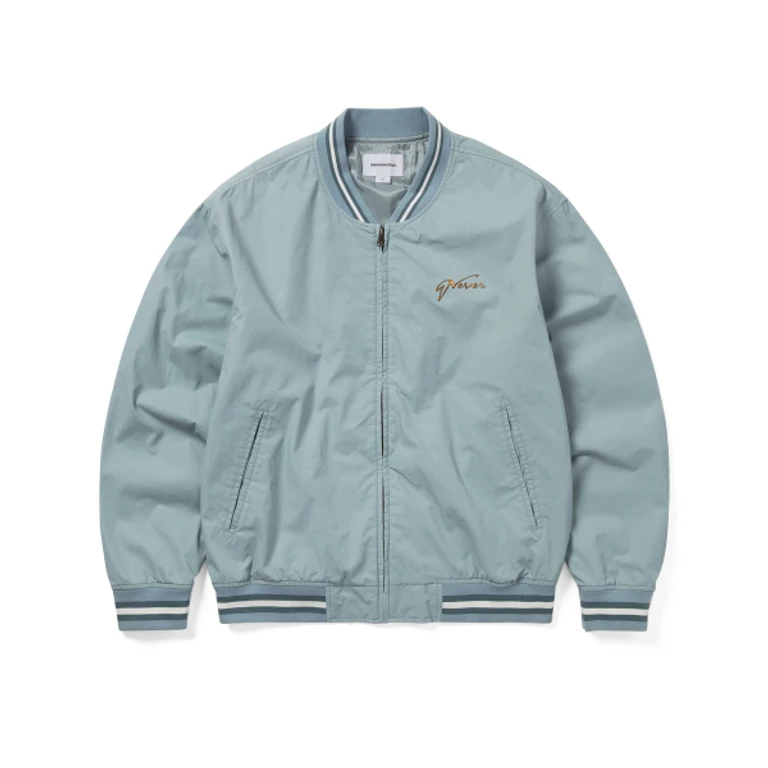 Faded Stadium Jacket Blue