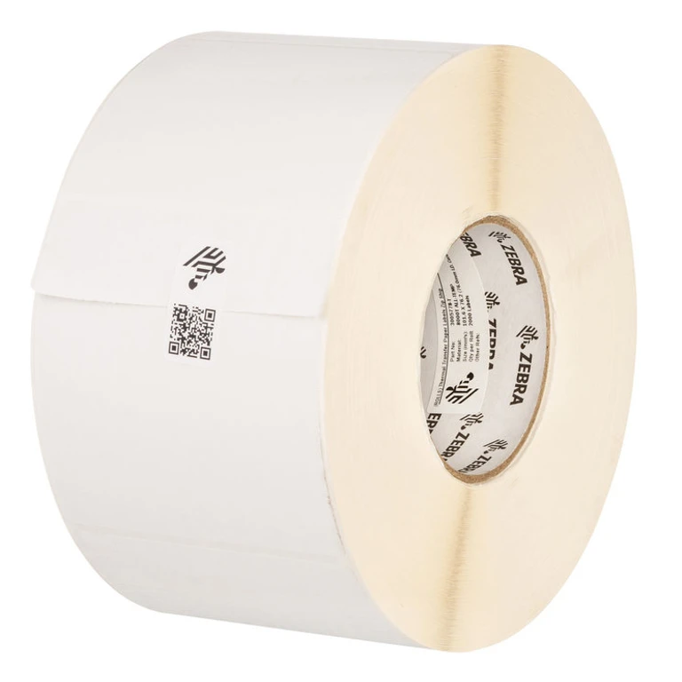 8000T All-Temp White Self-adhesive printer label