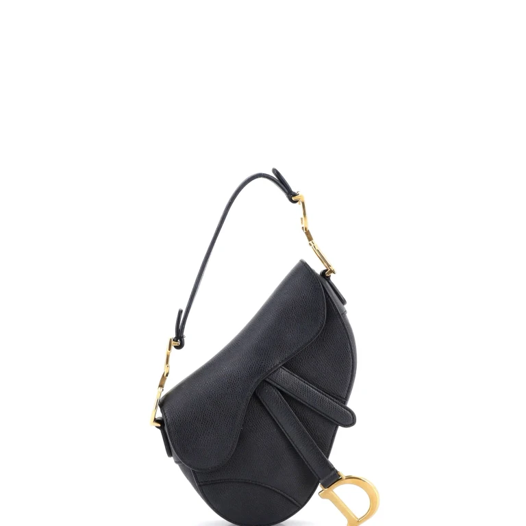 Saddle Handbag Leather Mini