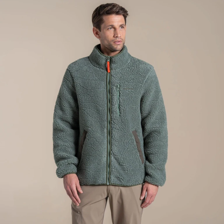 Men's National Trust Lathkill Full Zip Fleece | Laurel Green
