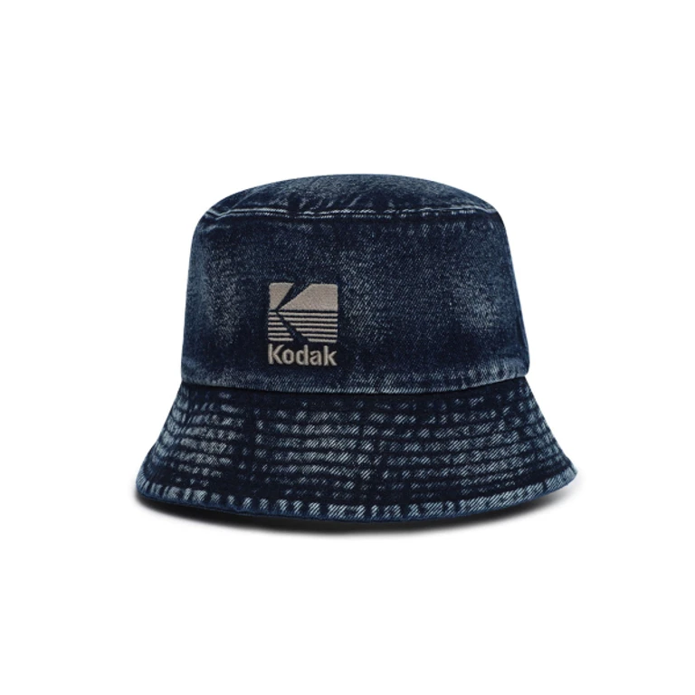 Vintage Blue Washed Bucket Hat DENIM