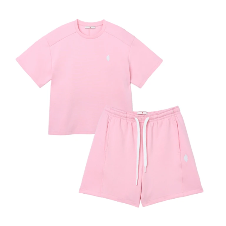 COMFORT LIP LOGO TEE & HALF PANTS SET