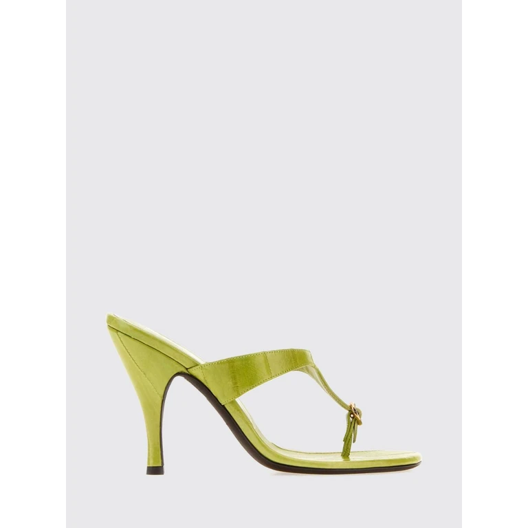 Heeled Sandal Woman color Green (HBWF112143)