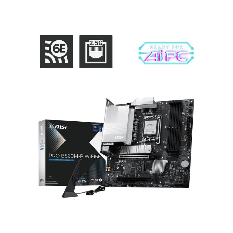 PRO B860M-P WIFI6E motherboard Intel B860 LGA 1851 (Socket V1) mic