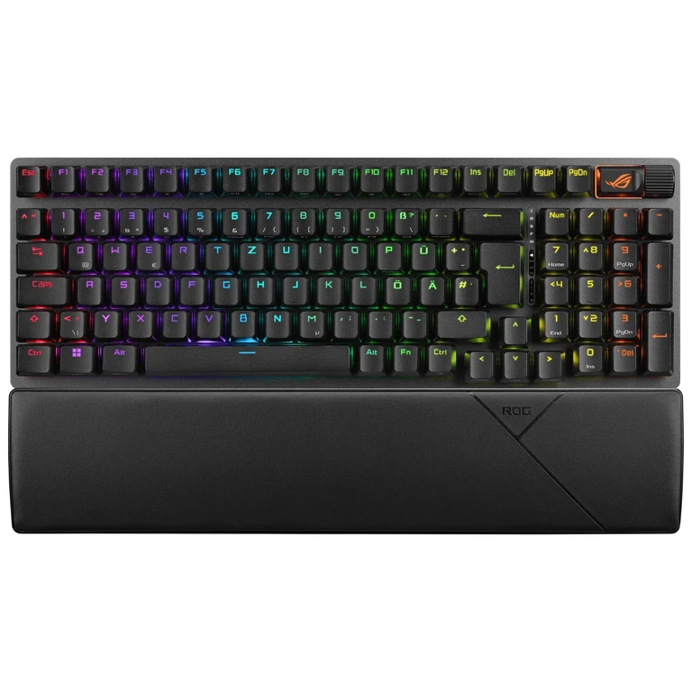 ROG Strix Scope II 96 Wireless keyboard Gaming USB + RF Wireless + Bluetooth QWERTY UK English Black