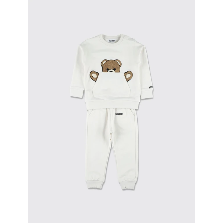 Boy's Two-Piece Teddy Bear Print Jersey Set (MUK05VLCA9310063)
