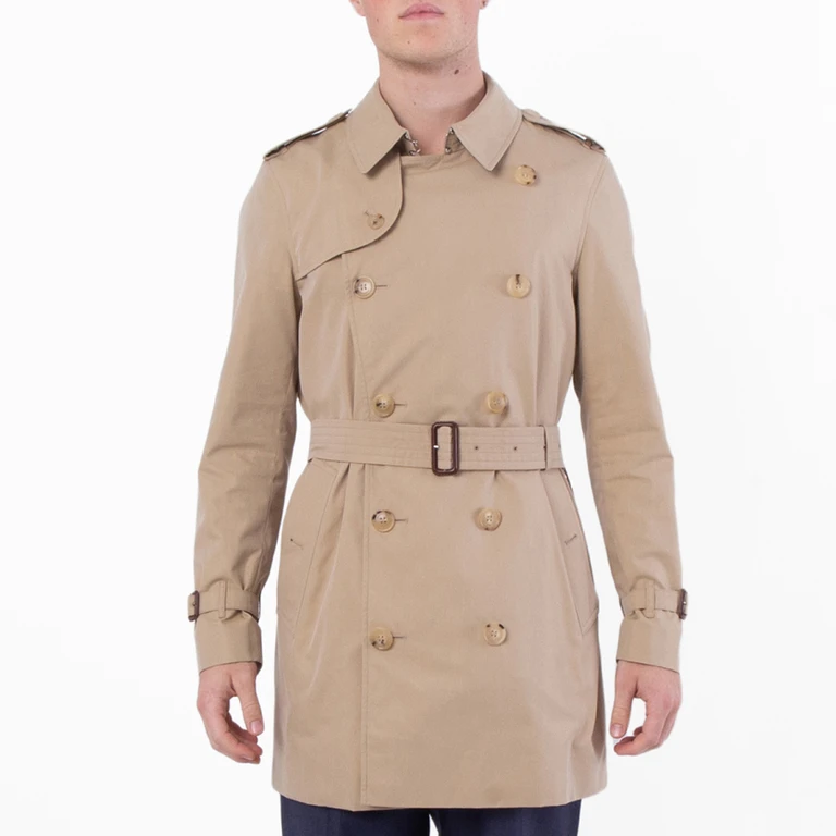 Wimbledon Short Gabardine Trench Coat