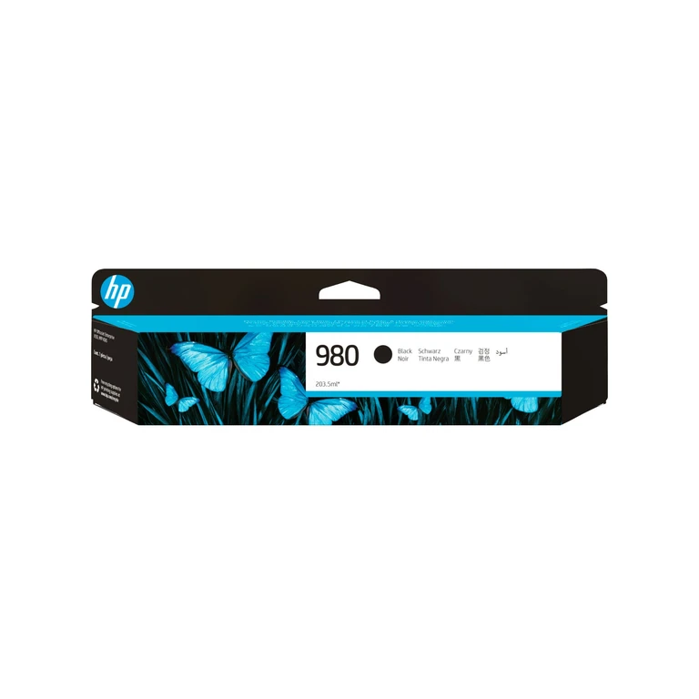 D8J10A/980 Ink cartridge black. 10K pages ISO/IEC 24711 203.5ml for