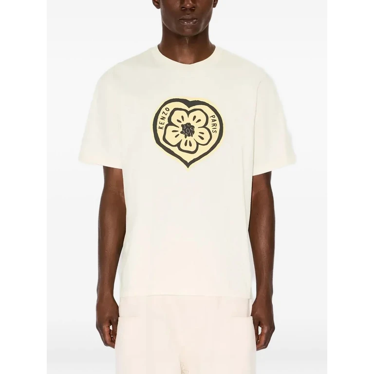 t-shirt heart boke man white