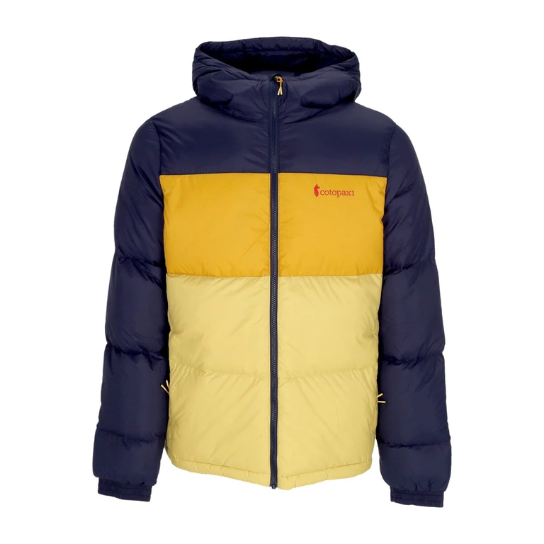 Men's Down Hooded Jacket Maritime/Amber