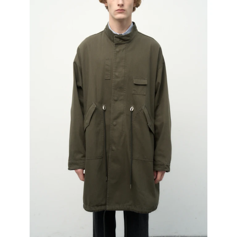Neo fishtail coat khaki