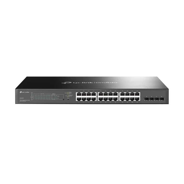 Omada 28ポート ギガビット スマートスイッチ（24ポート PoE+）