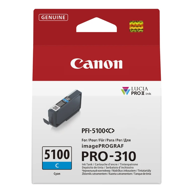 6953C001/PFI-5100C Ink cartridge cyan 842 Photos 14ml for Canon