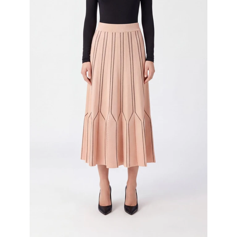 Saia midi Elisabetta Franchi rosa