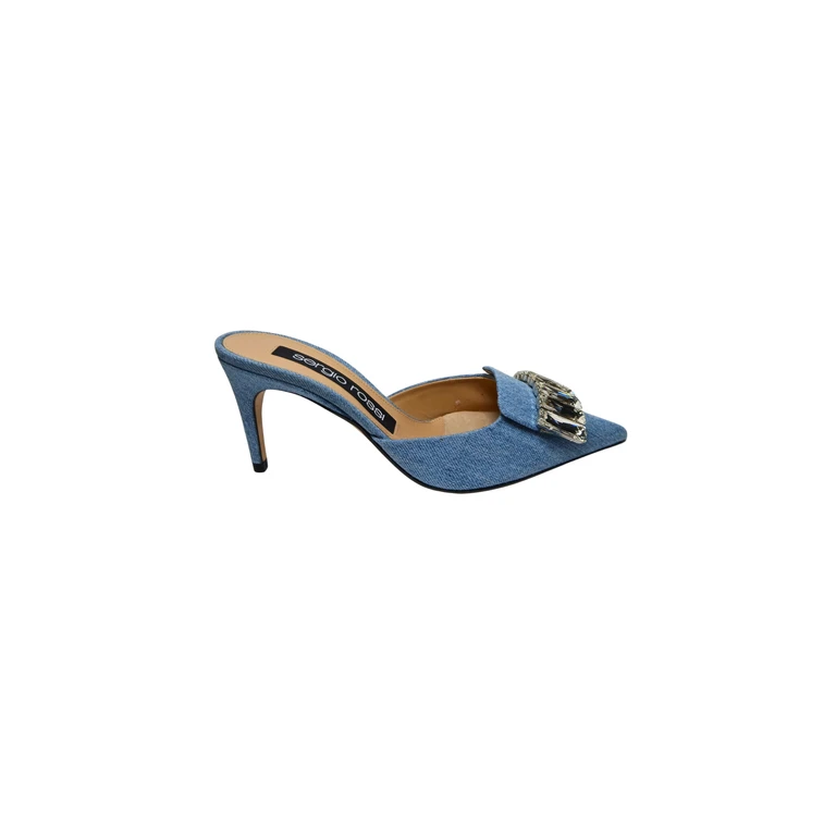 A81790-MFN372-4105-C00 Sergio Rossi Woman Jeans Blue