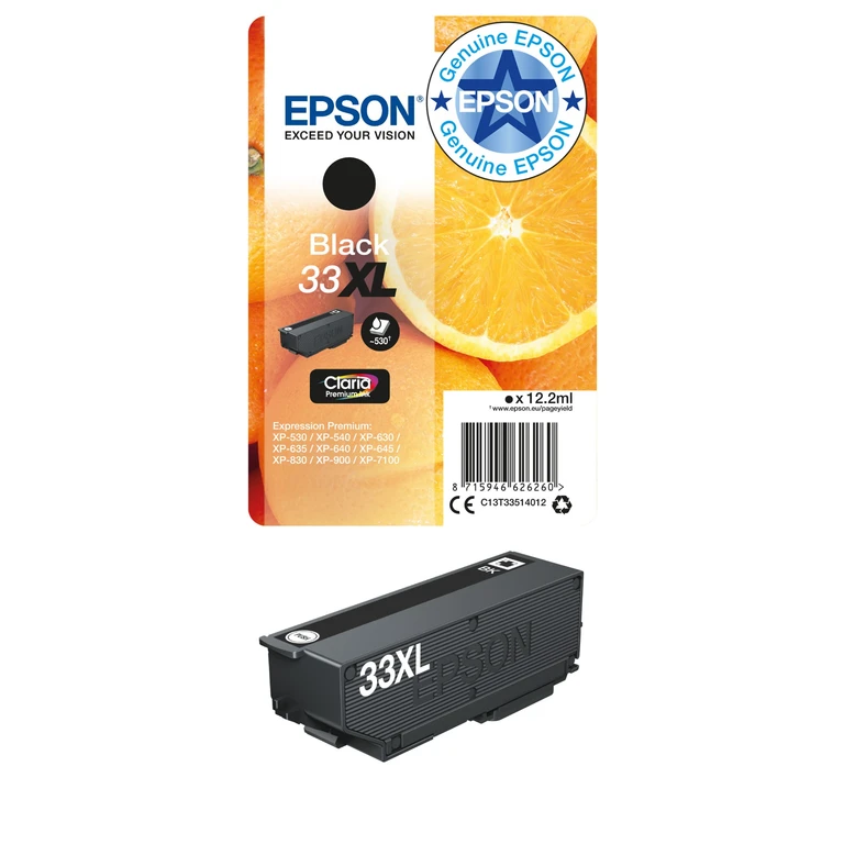 C13T33514012/33XL Ink cartridge black high-capacity. 530 pages I