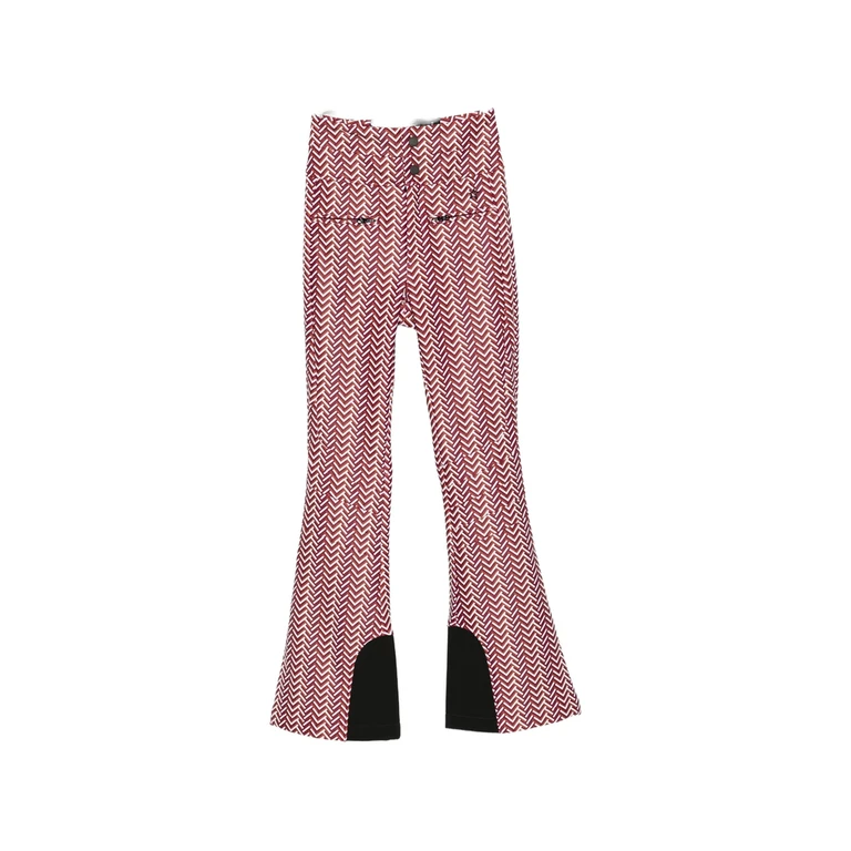 Chevron-print Ski Pants
