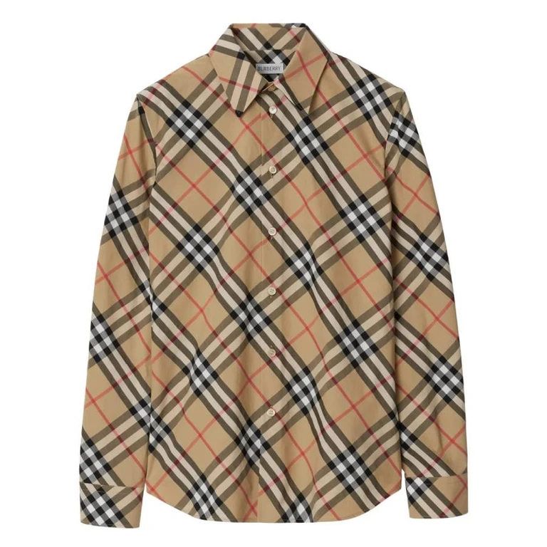 Check Cotton Poplin Slim-Fit Shirt, Brand Size 6 ( US Size 4 )