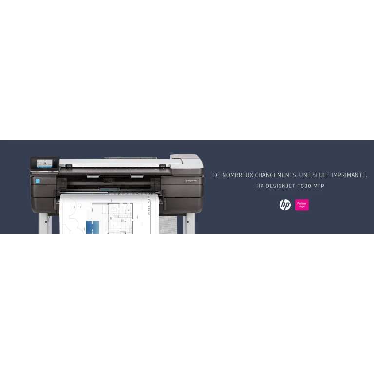 Designjet T830 24-in Multifunction Printer