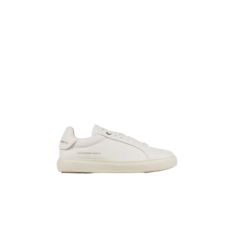asbcsom-3660-twt Alexander Smith Men's White Leather